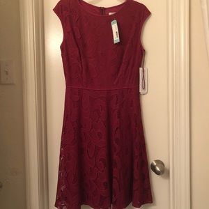 Casual fit and flare work dress
